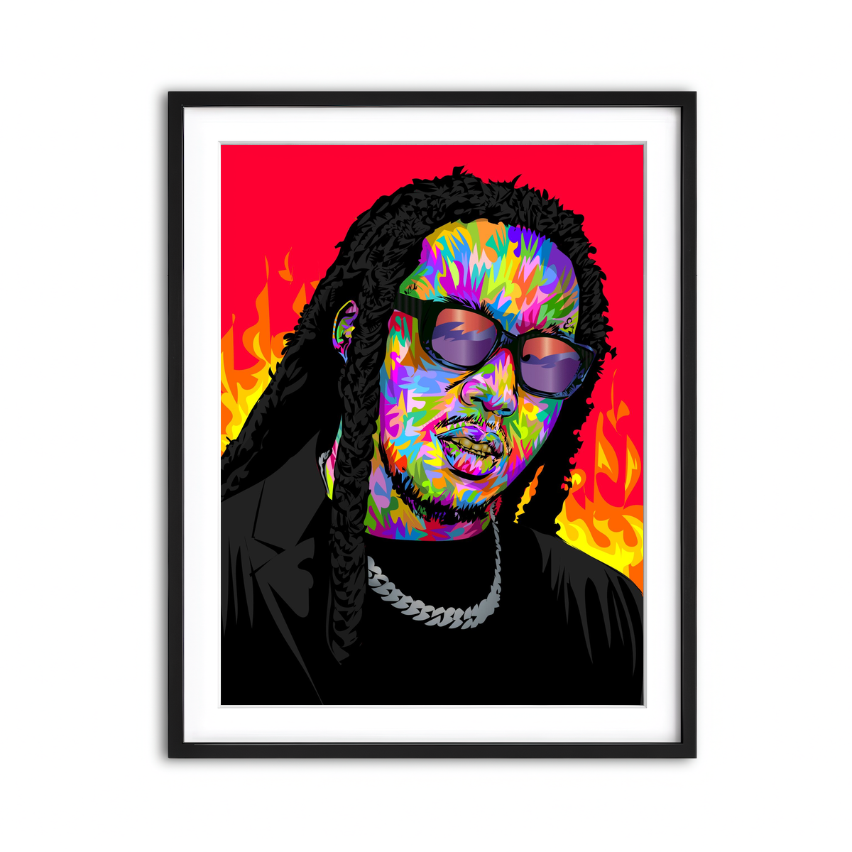 Framed Print 3x4 Black