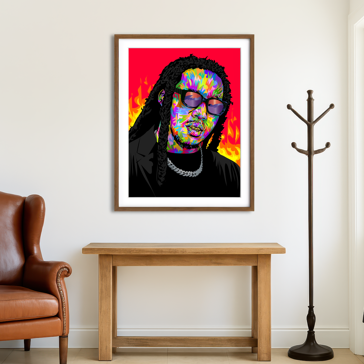 AUTO-MOCKUP ROOM | Take Off 2 Wall Art