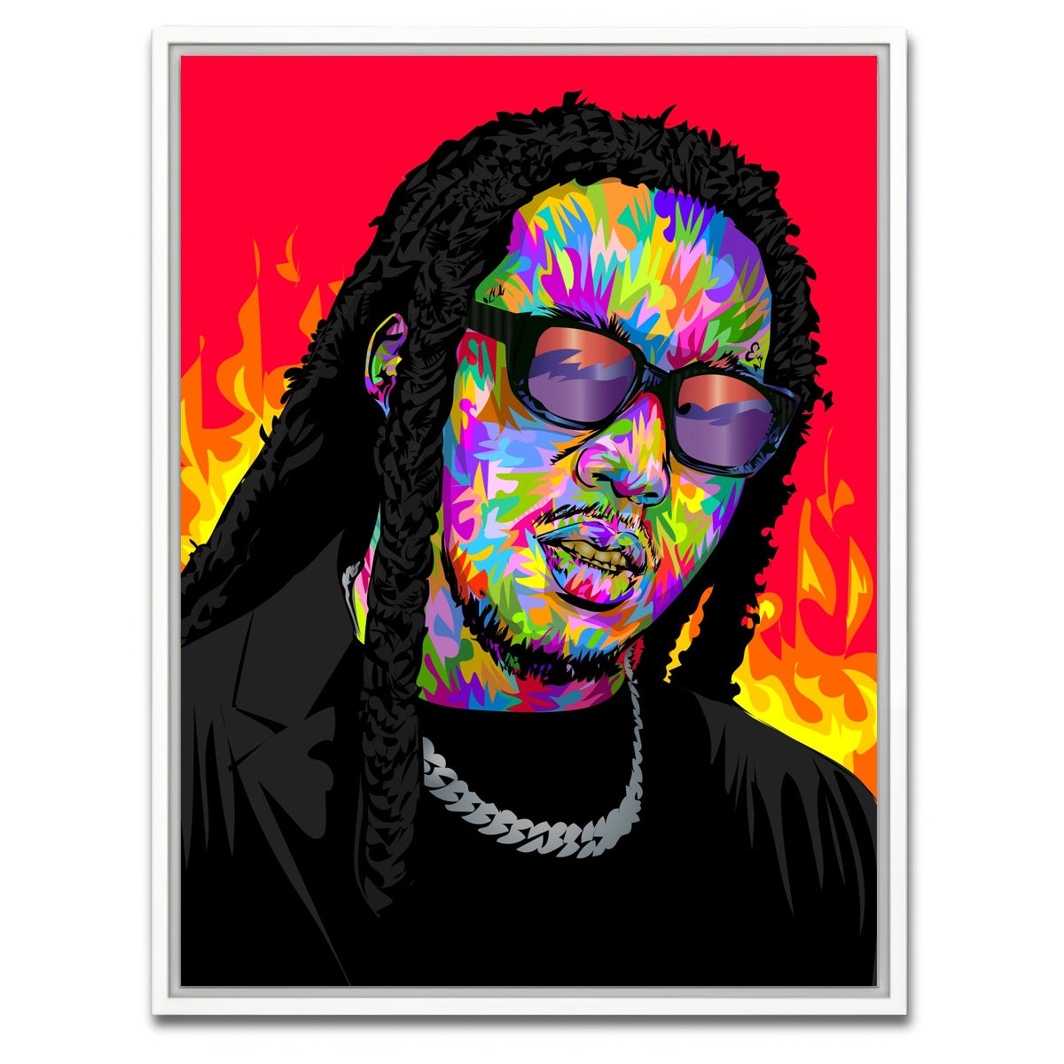 AUTO-MOCKUP WHITE | take off 2 | 1 Piece | White Framed Canvas | group=3x4