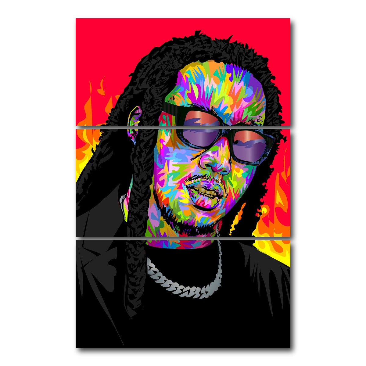 AUTO-MOCKUP WHITE | take off 2 | 3 Piece | Gallery Wrap Canvas | group=12x24_stacked