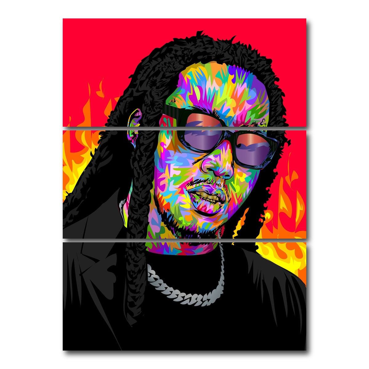 AUTO-MOCKUP WHITE | take off 2 | 3 Piece | Gallery Wrap Canvas | group=8x18_stacked