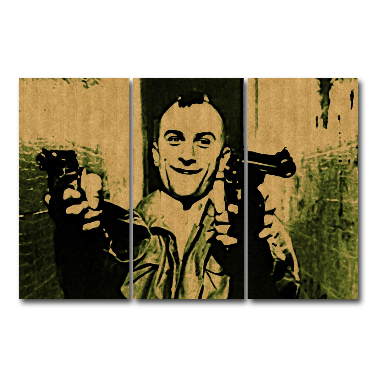 AUTO-MOCKUP WHITE | taxi driver | 3 Piece | Gallery Wrap Canvas | group=12x24