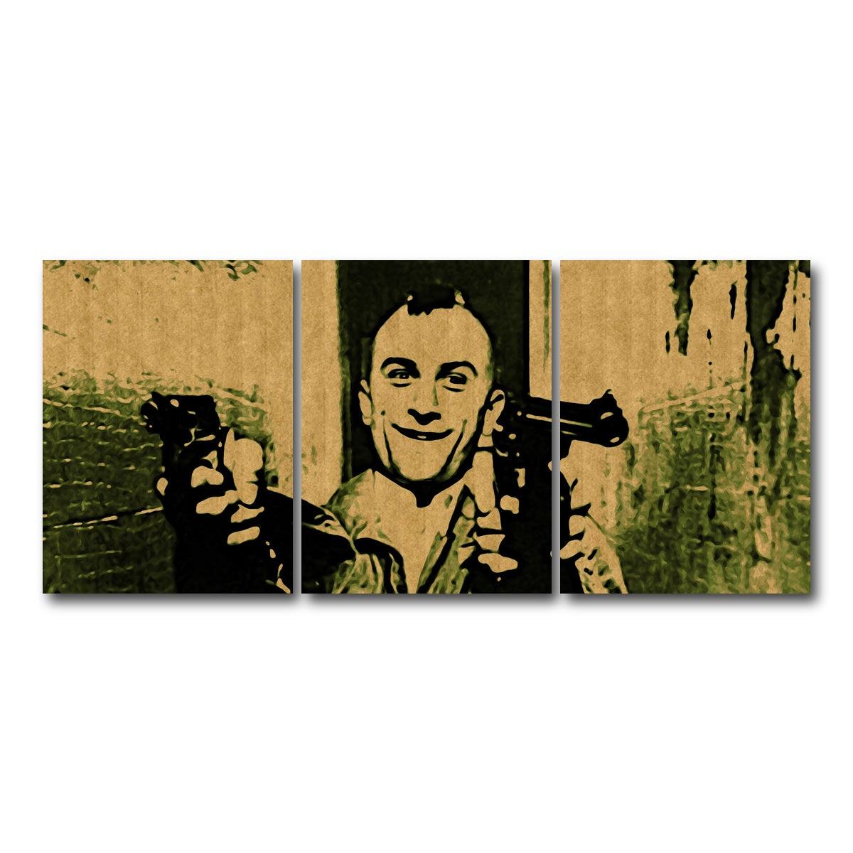 AUTO-MOCKUP WHITE | taxi driver | 3 Piece | Gallery Wrap Canvas | group=18x24