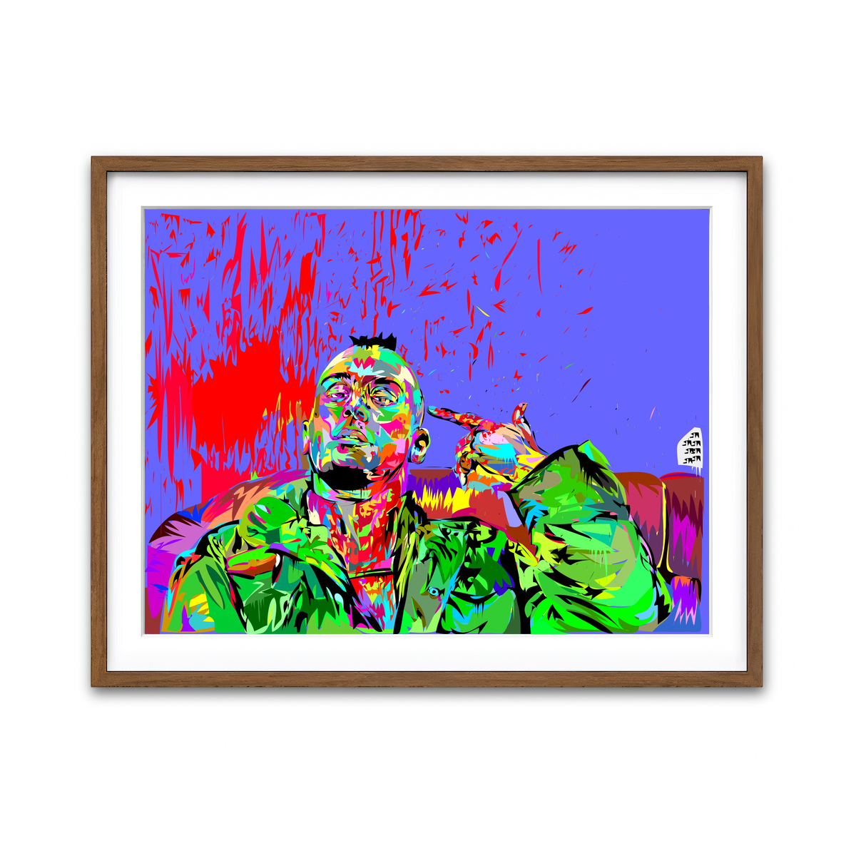 Framed Print 4x3 Walnut