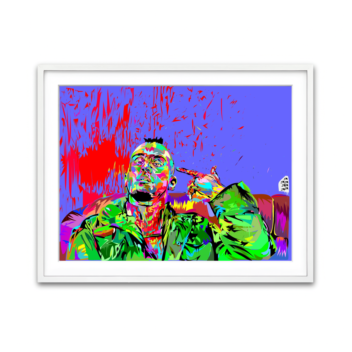 Framed Print 4x3 White