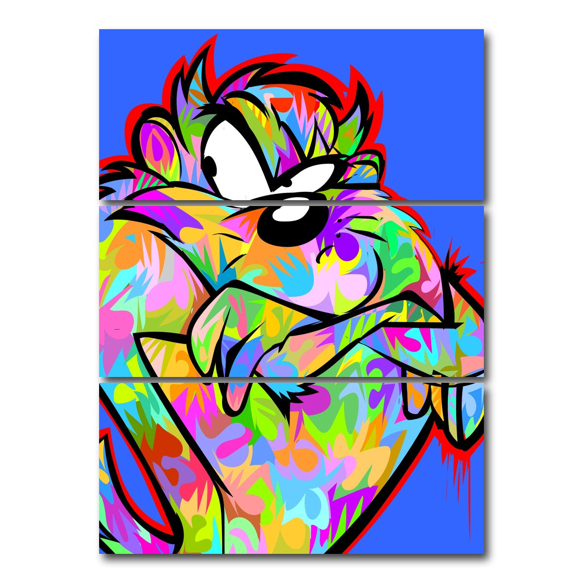 AUTO-MOCKUP WHITE | taz | 3 Piece | Gallery Wrap Canvas | group=8x18_stacked