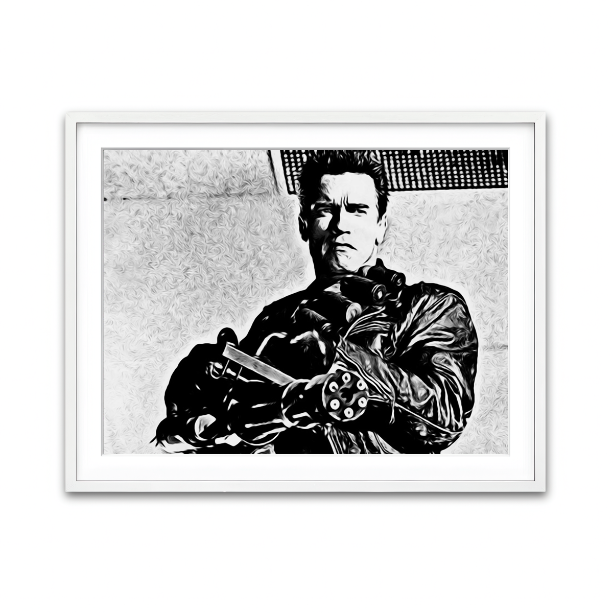 Framed Print 4x3 White