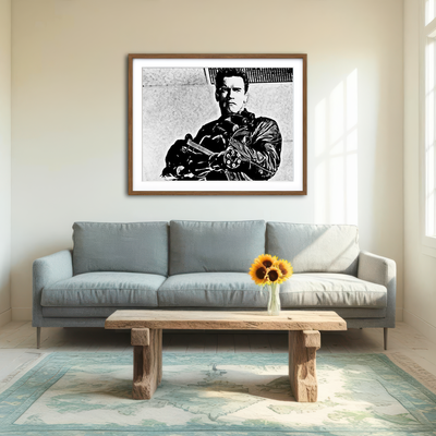 AUTO-MOCKUP ROOM | Terminator 2 Wall Art
