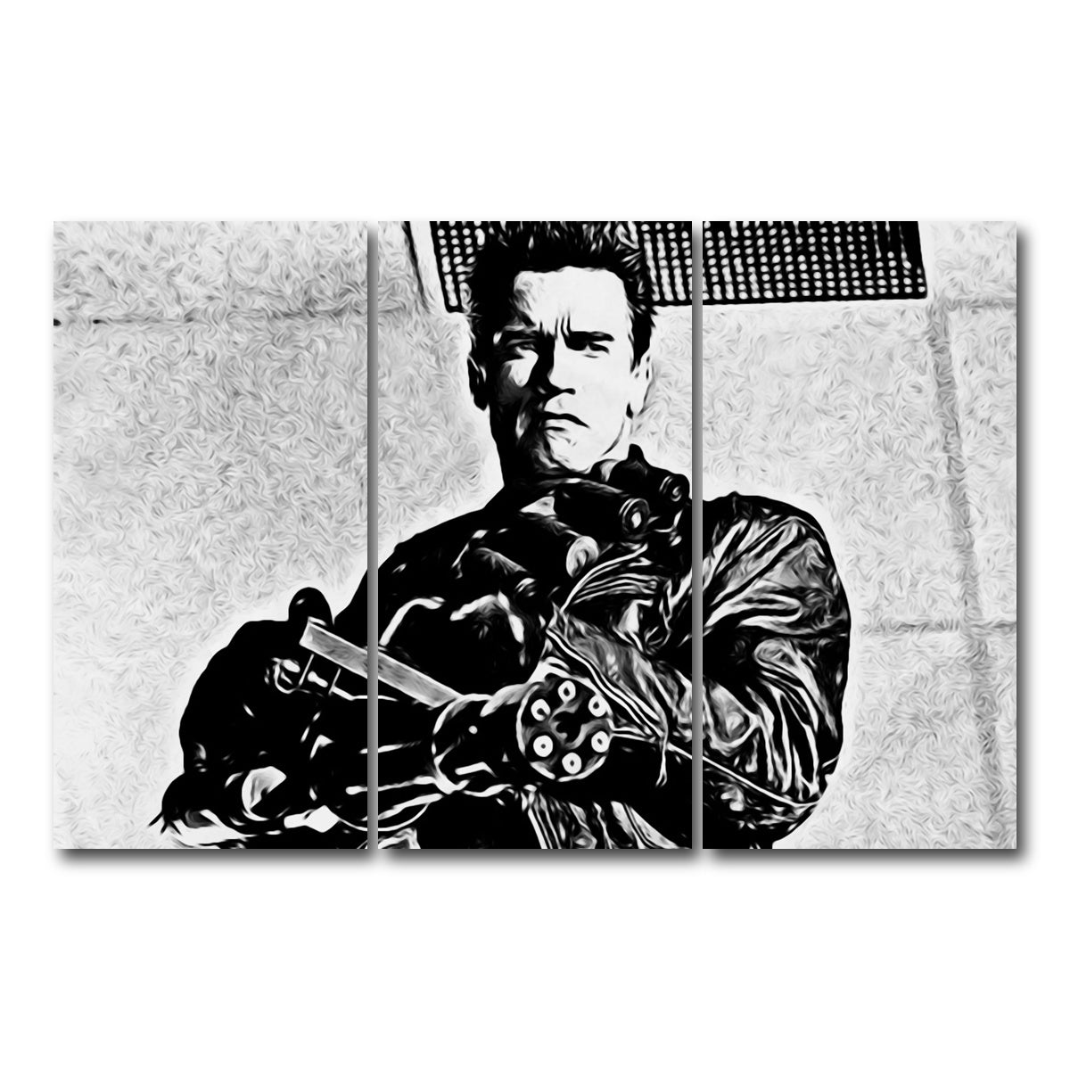 AUTO-MOCKUP WHITE | terminator 2 | 3 Piece | Gallery Wrap Canvas | group=12x24