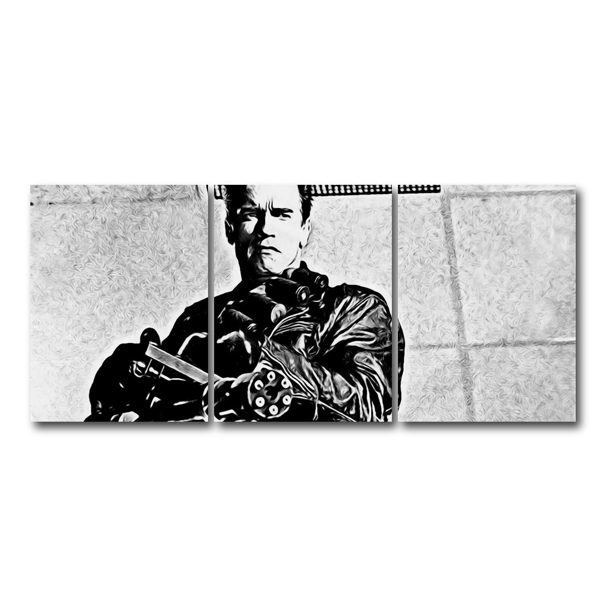 AUTO-MOCKUP WHITE | terminator 2 | 3 Piece | Gallery Wrap Canvas | group=18x24