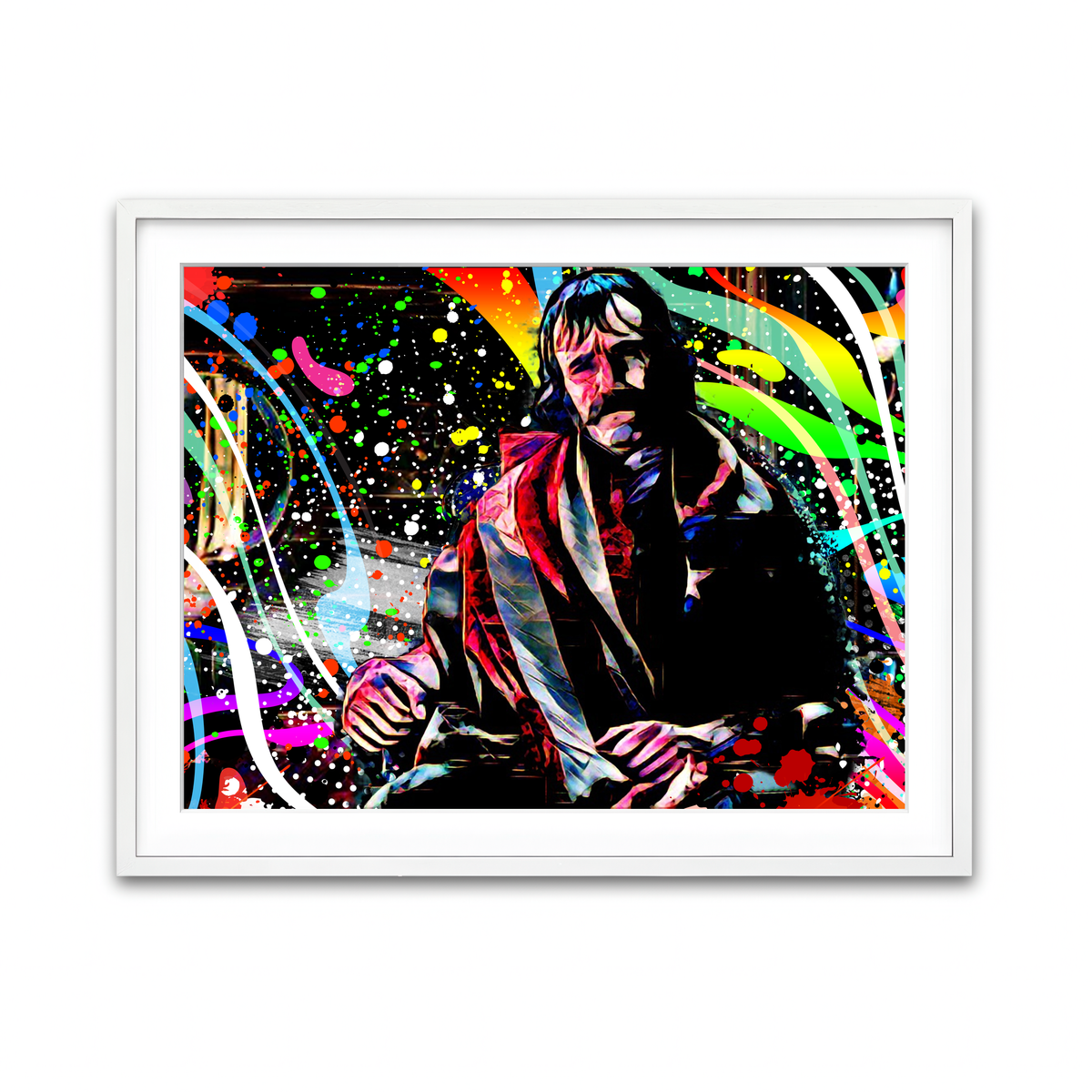 Framed Print 4x3 White