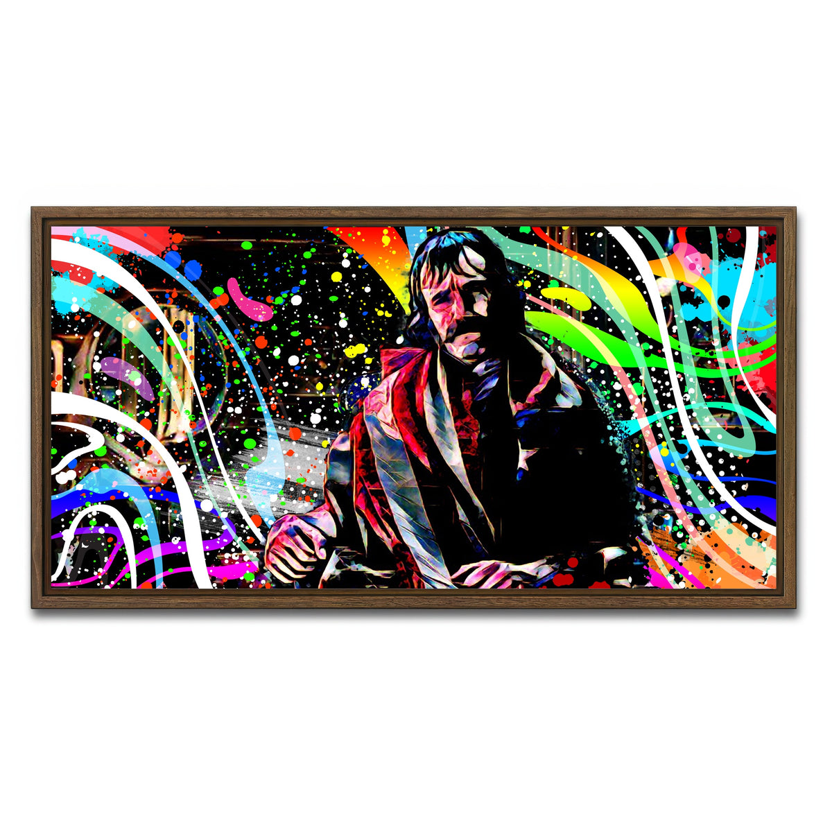 AUTO-MOCKUP WHITE | the butcher | 1 Piece | Walnut Framed Canvas | group=2x1