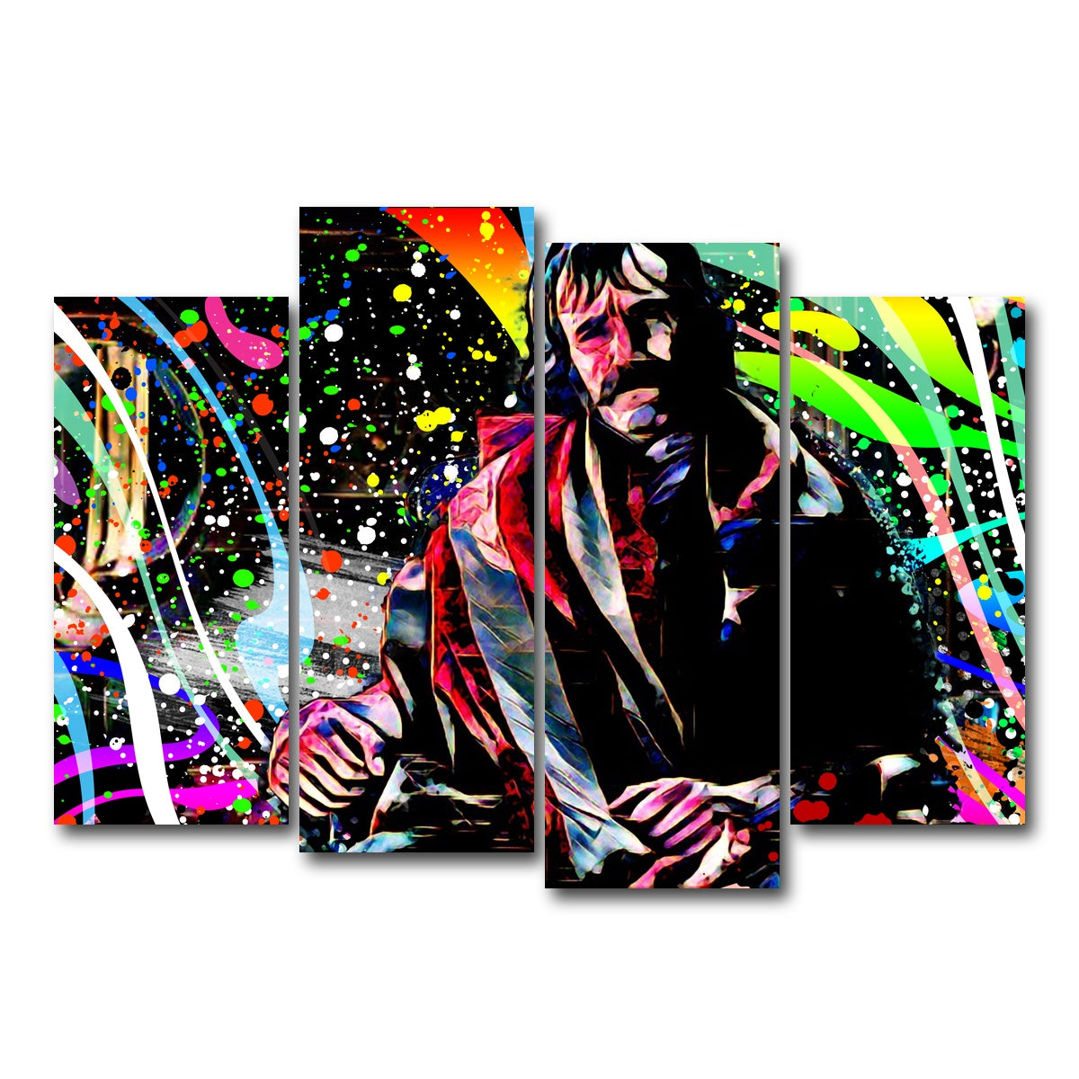 AUTO-MOCKUP WHITE | the butcher | 4 Piece | Gallery Wrap Canvas | group=4_normal