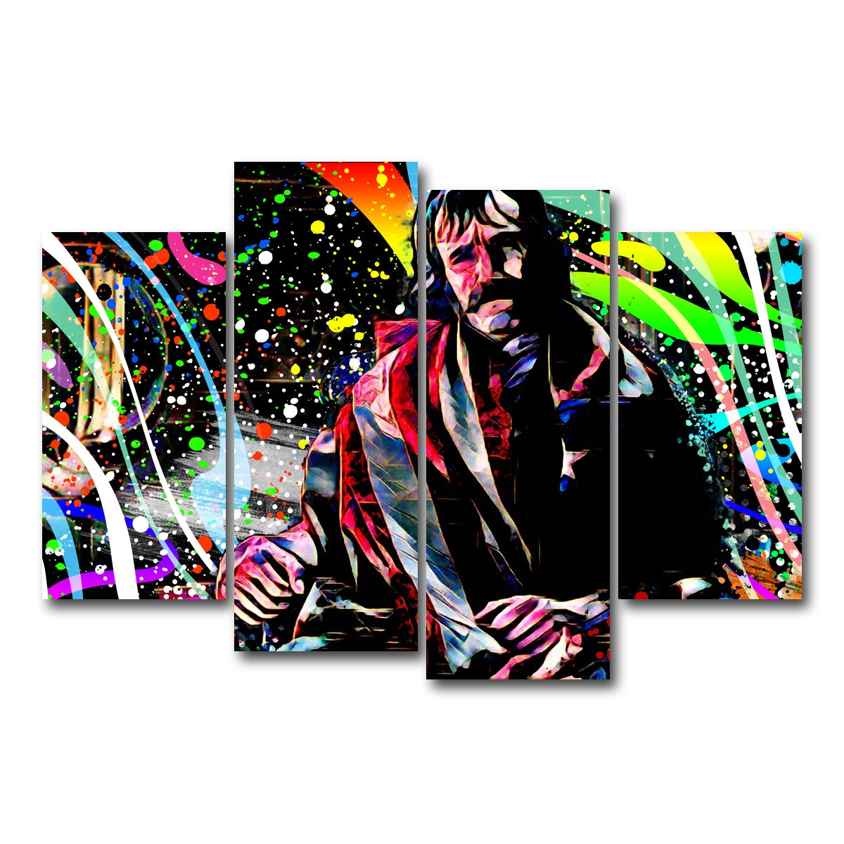 AUTO-MOCKUP WHITE | the butcher | 4 Piece | Gallery Wrap Canvas | group=4_short