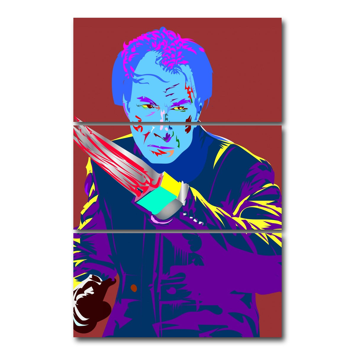 AUTO-MOCKUP WHITE | the claw | 3 Piece | Gallery Wrap Canvas | group=12x24_stacked