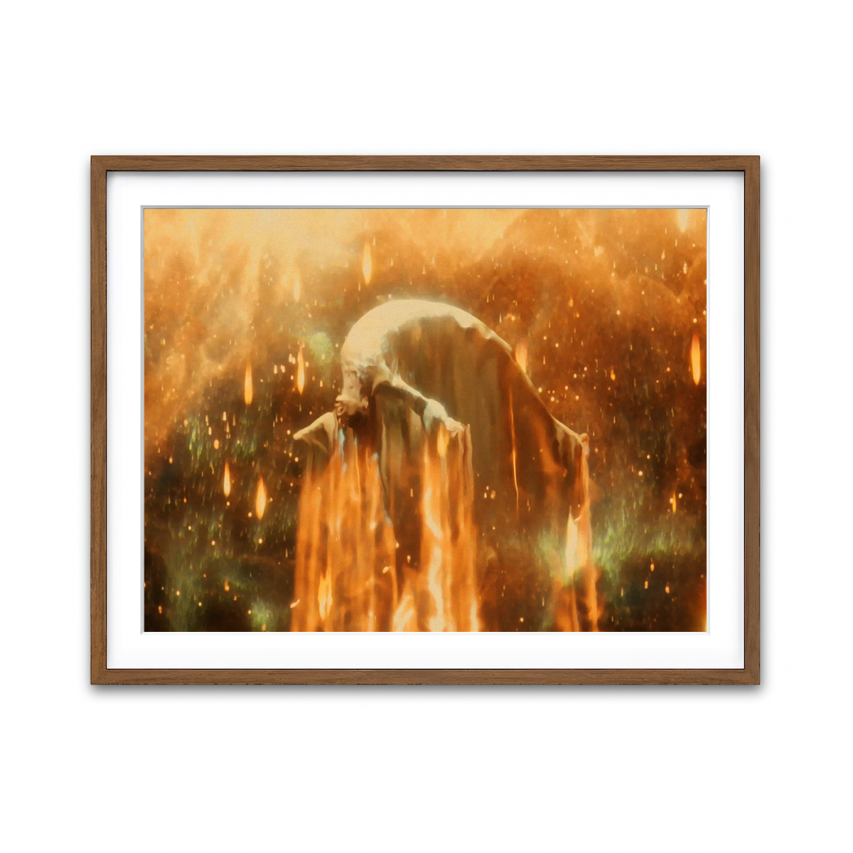 Framed Print 4x3 Walnut