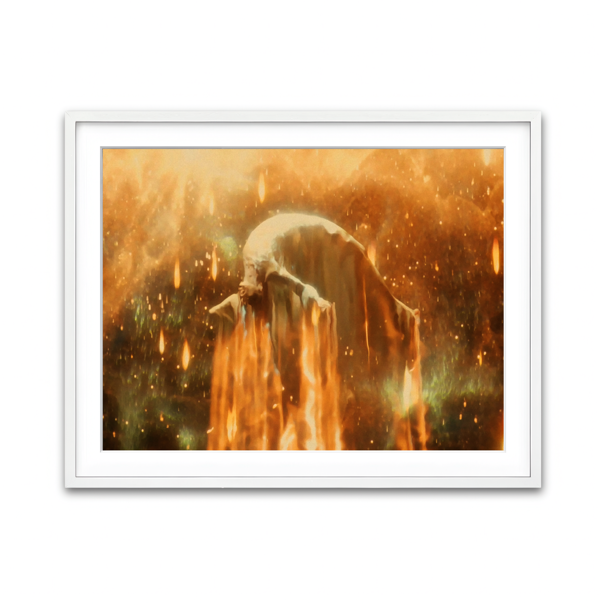 Framed Print 4x3 White