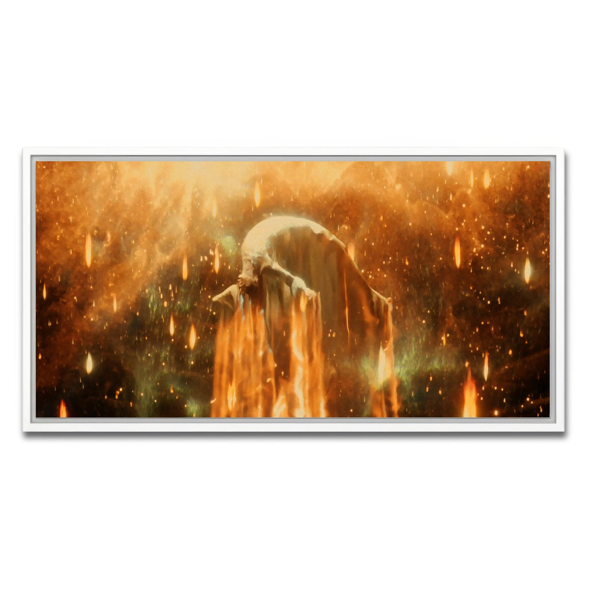 AUTO-MOCKUP WHITE | the fountain | 1 Piece | White Framed Canvas | group=2x1