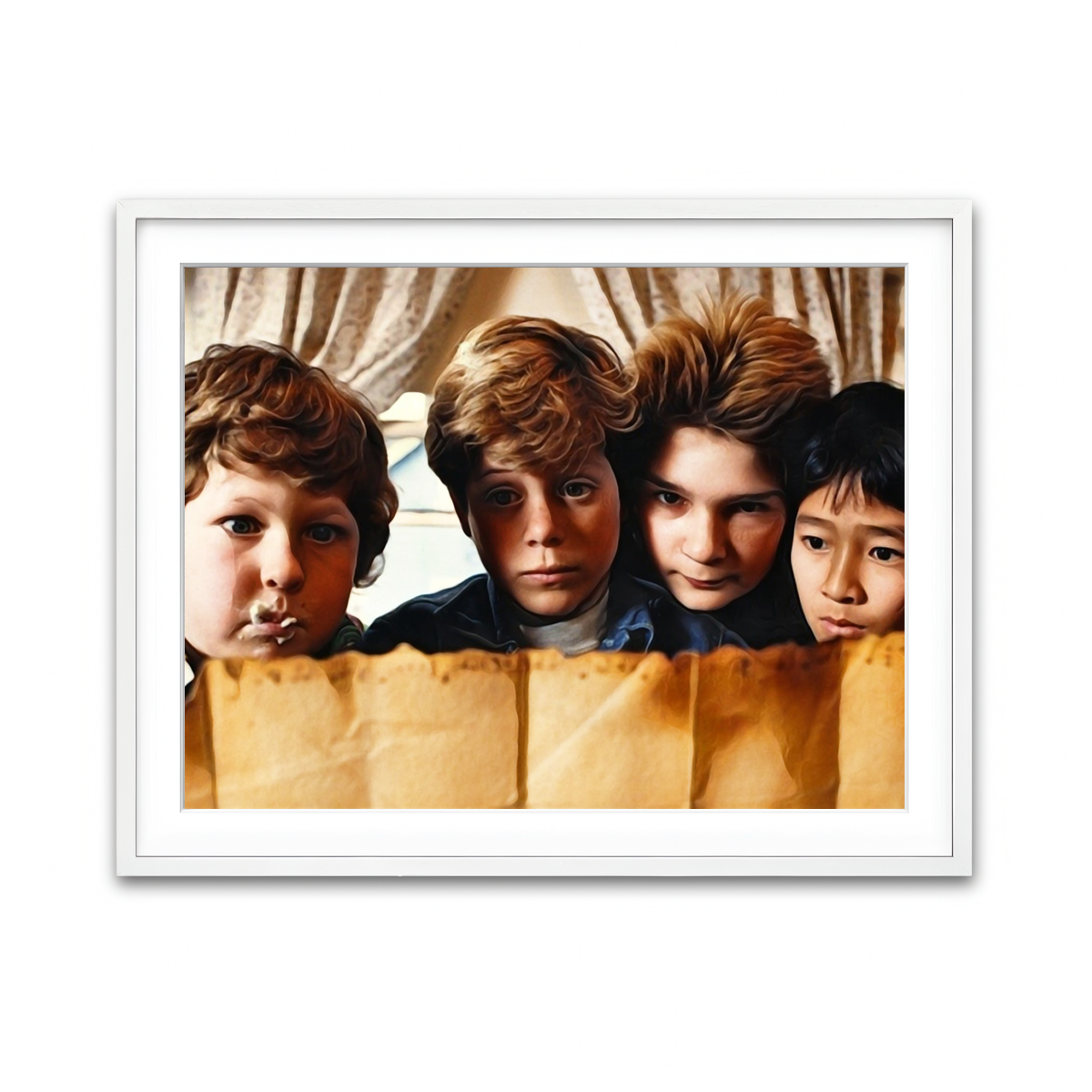 Framed Print 4x3 White