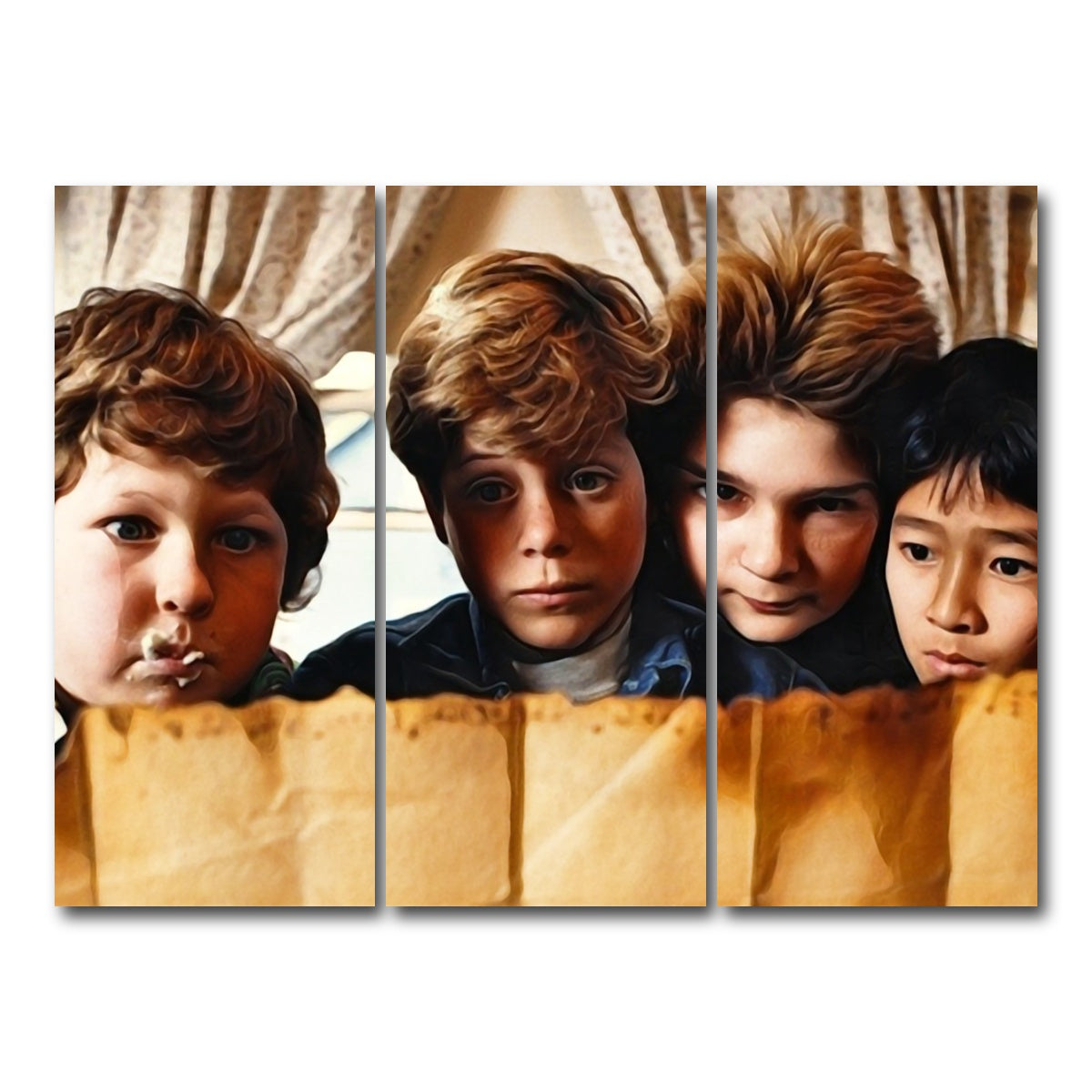 AUTO-MOCKUP WHITE | the goonies | 3 Piece | Gallery Wrap Canvas | group=8x18