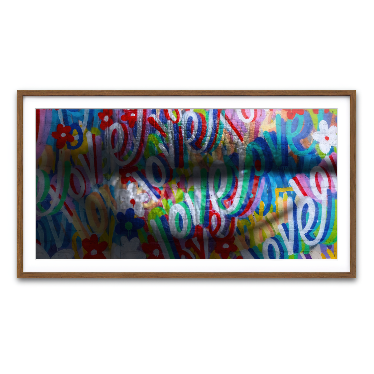 Framed Print 2x1 Walnut