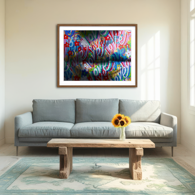 AUTO-MOCKUP ROOM | The Kiss Wall Art