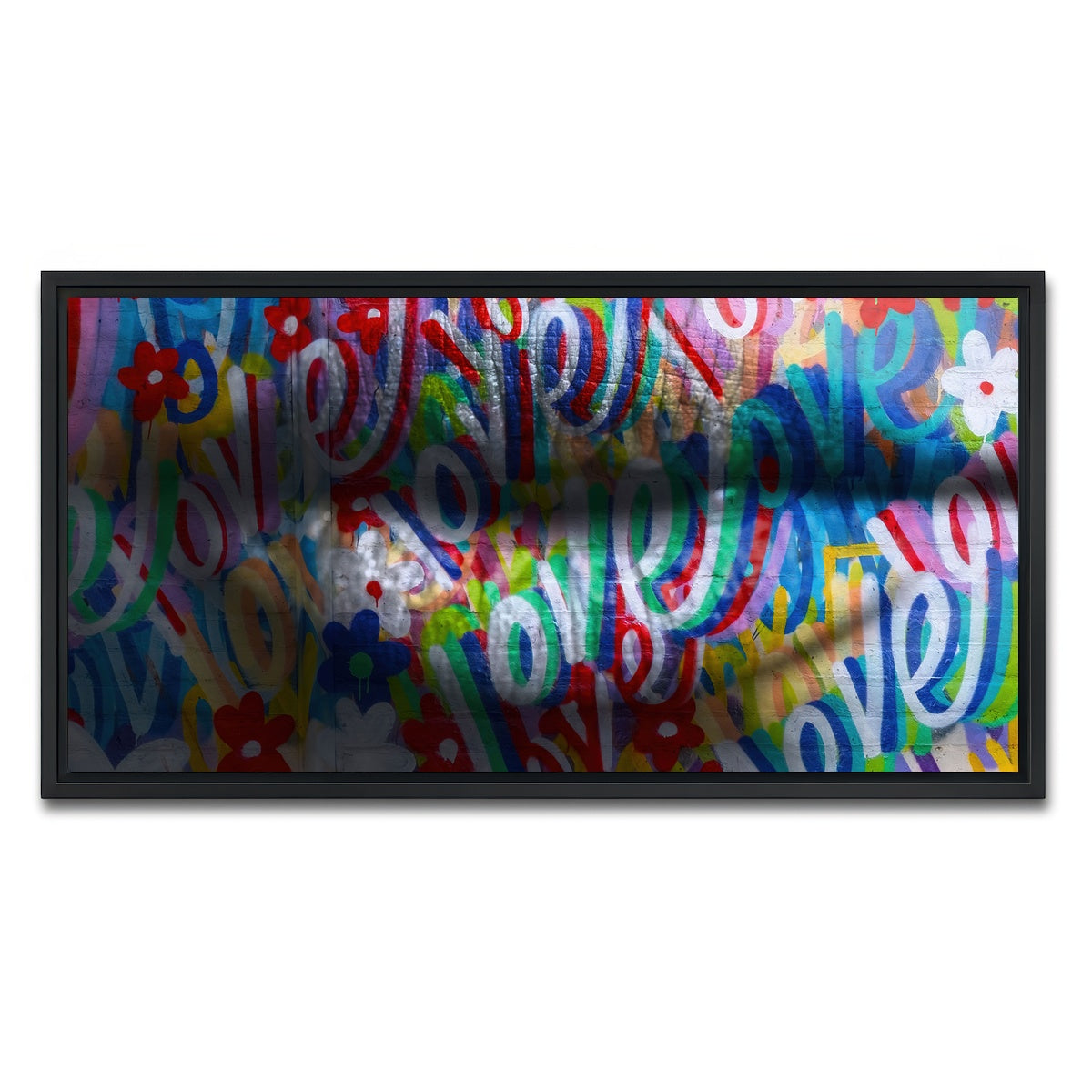 AUTO-MOCKUP WHITE | the kiss | 1 Piece | Black Framed Canvas | group=2x1