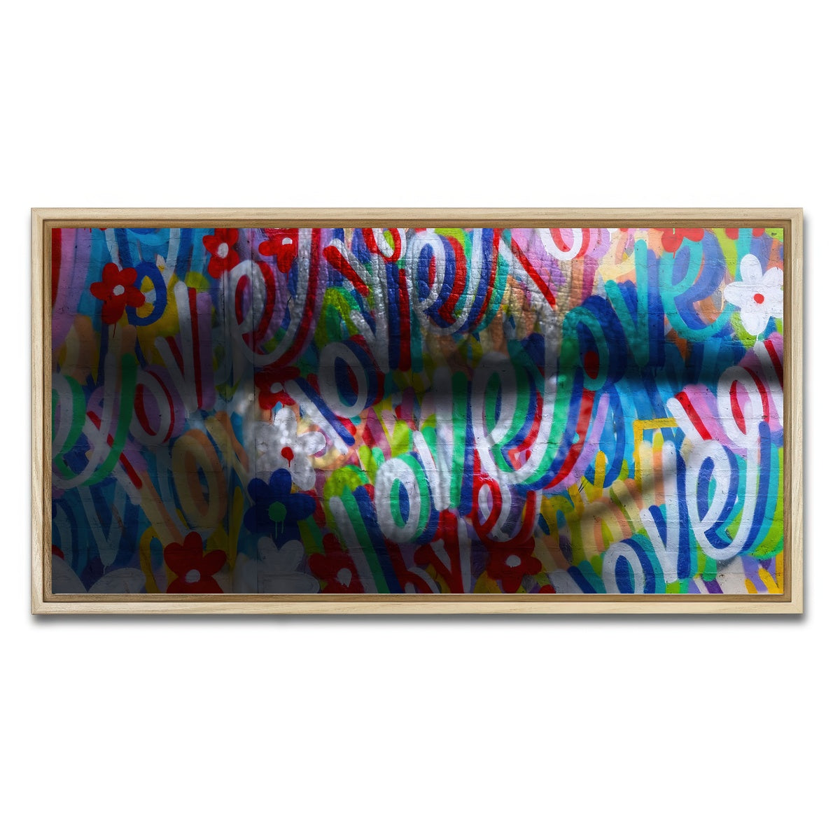 AUTO-MOCKUP WHITE | the kiss | 1 Piece | Natural Framed Canvas | group=2x1