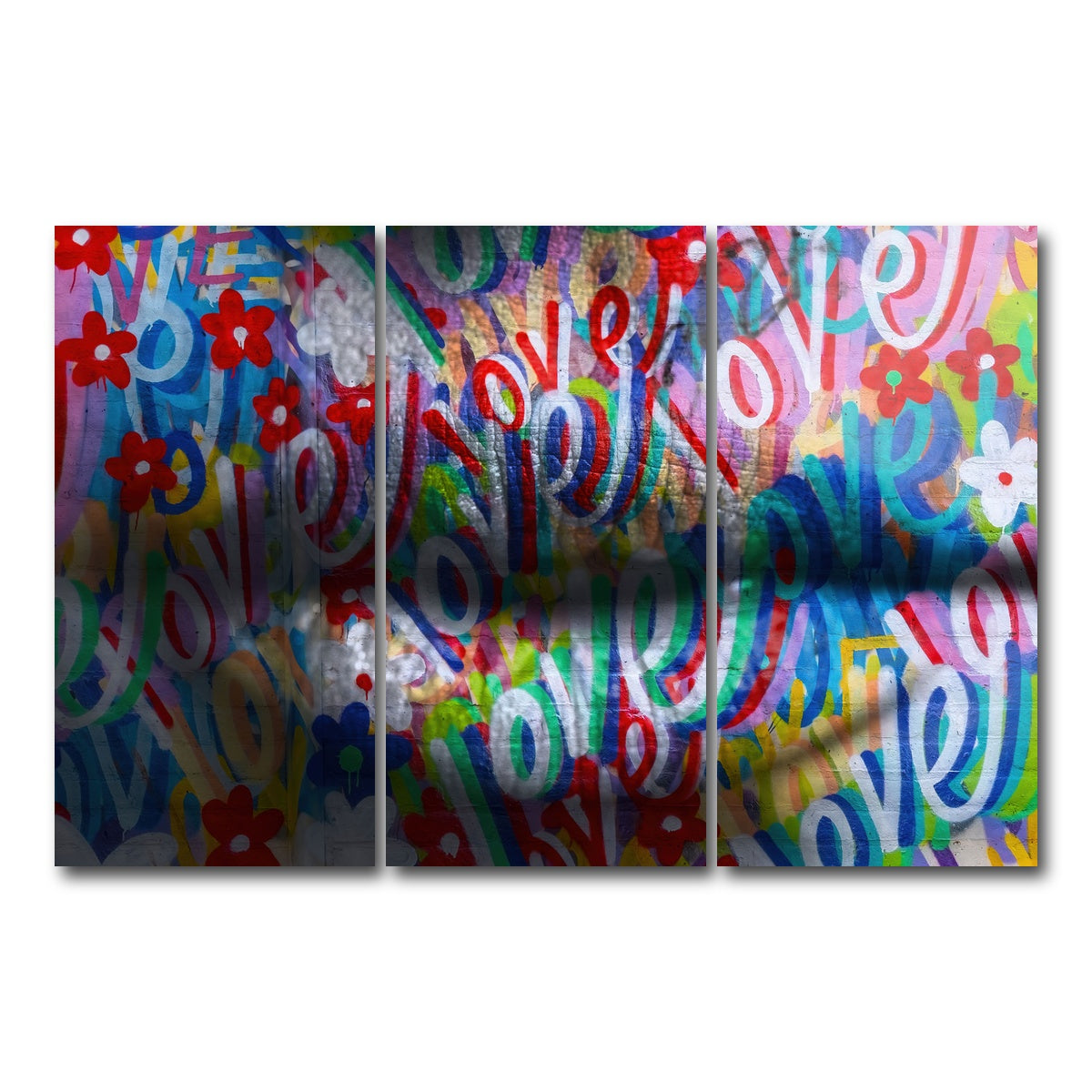 AUTO-MOCKUP WHITE | the kiss | 3 Piece | Gallery Wrap Canvas | group=12x24