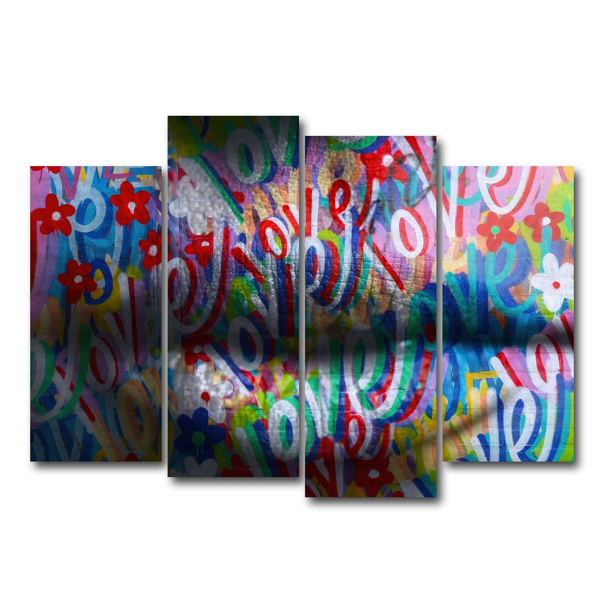 AUTO-MOCKUP WHITE | the kiss | 4 Piece | Gallery Wrap Canvas | group=4_normal