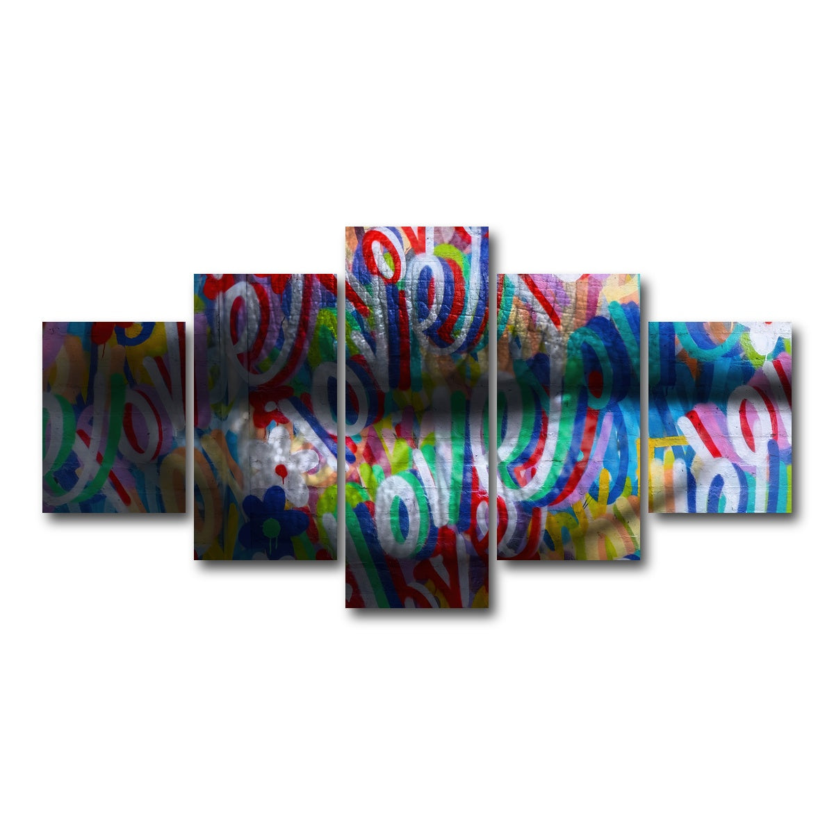 AUTO-MOCKUP WHITE | the kiss | 5 Piece | Gallery Wrap Canvas | group=5_short