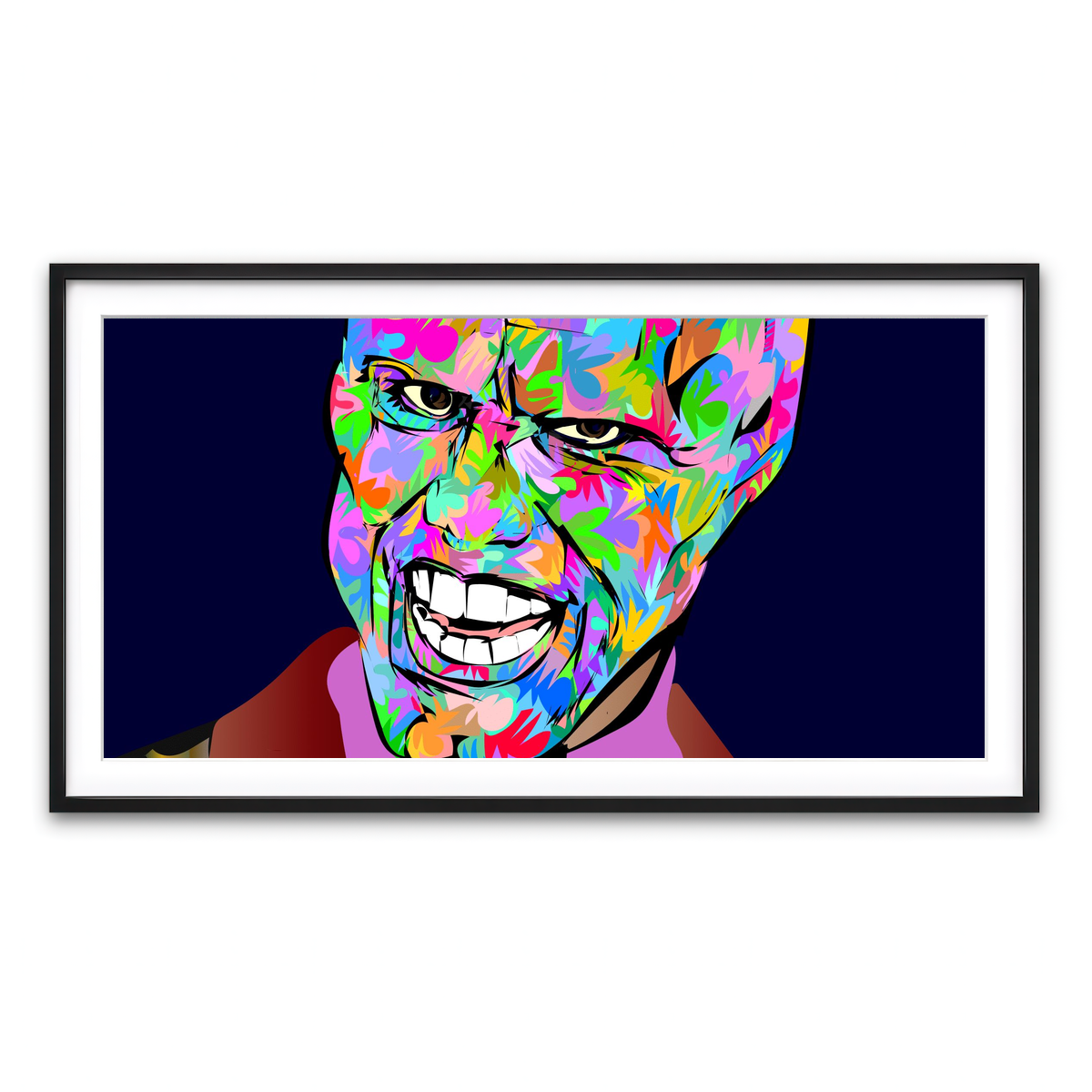 Framed Print 2x1 Black