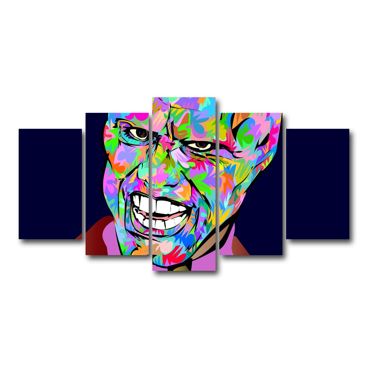 AUTO-MOCKUP WHITE | the mask | 5 Piece | Gallery Wrap Canvas | group=5_normal