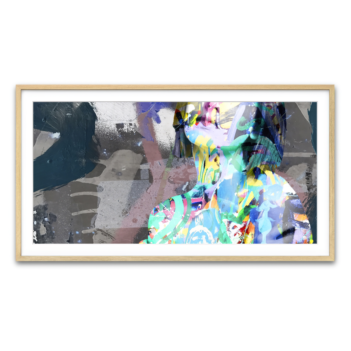 Framed Print 2x1 Natural