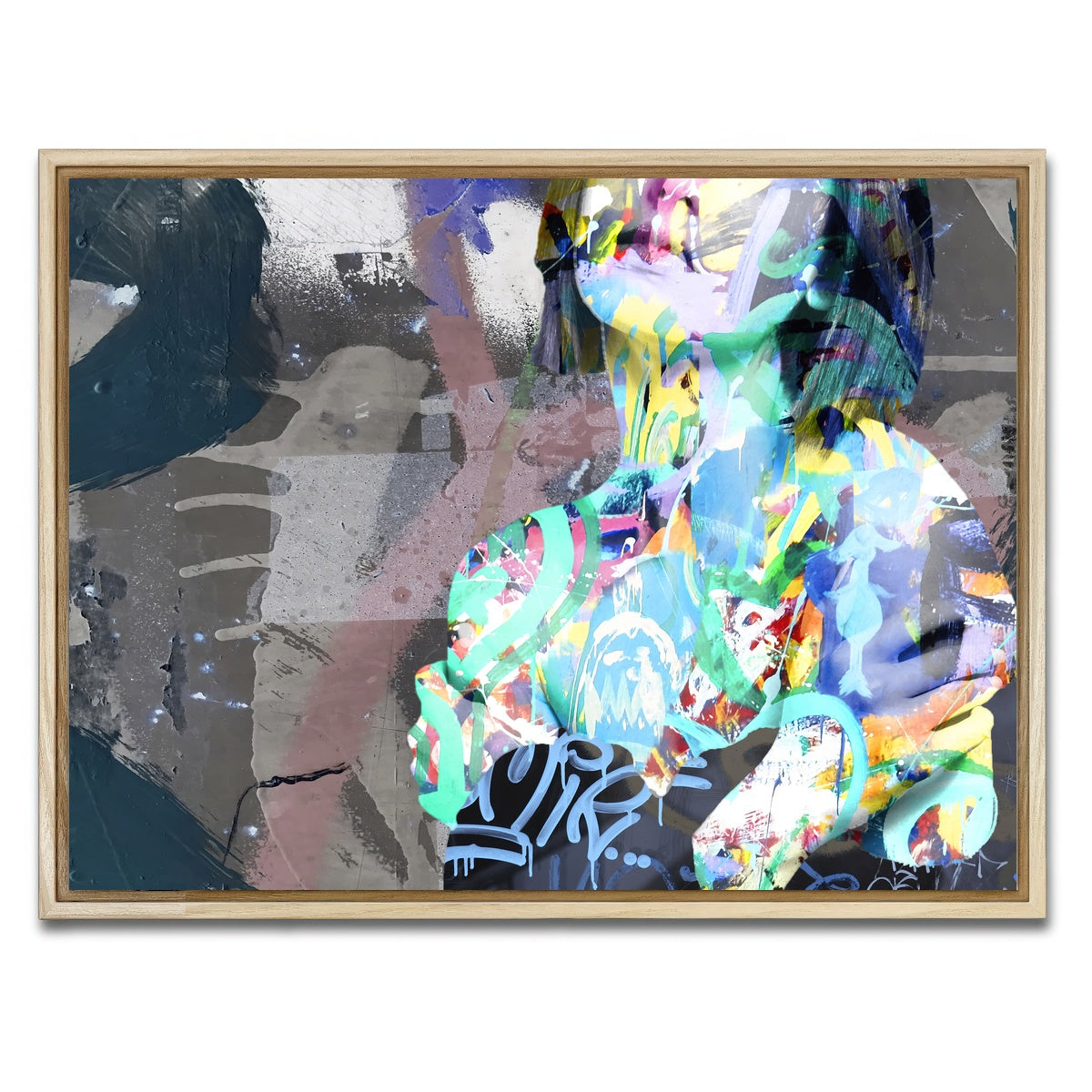 AUTO-MOCKUP WHITE | the pose | 1 Piece | Natural Framed Canvas | group=4x3