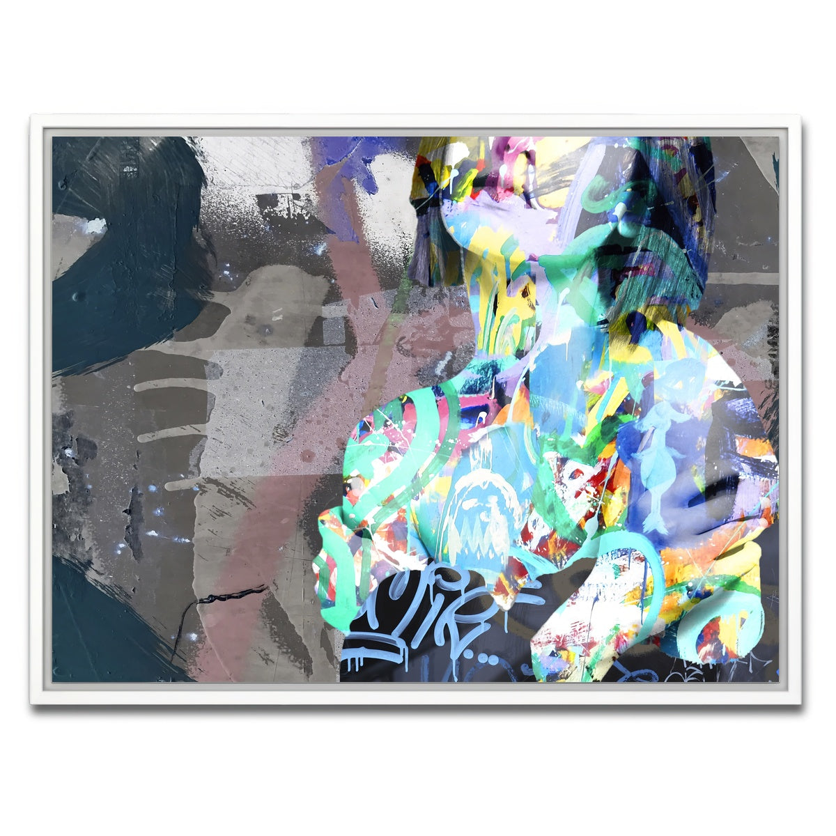 AUTO-MOCKUP WHITE | the pose | 1 Piece | White Framed Canvas | group=4x3