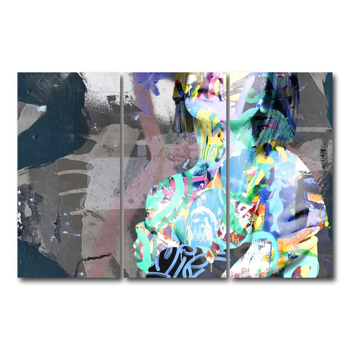 AUTO-MOCKUP WHITE | the pose | 3 Piece | Gallery Wrap Canvas | group=12x24