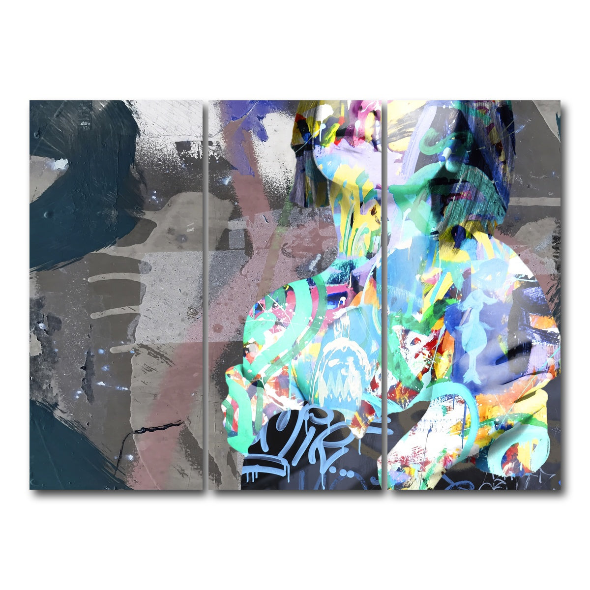 AUTO-MOCKUP WHITE | the pose | 3 Piece | Gallery Wrap Canvas | group=8x18