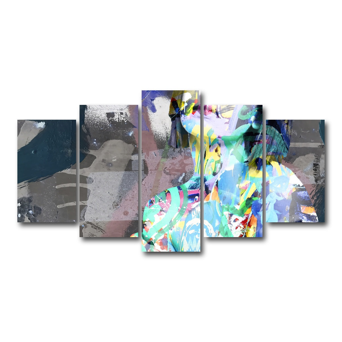 AUTO-MOCKUP WHITE | the pose | 5 Piece | Gallery Wrap Canvas | group=5_normal