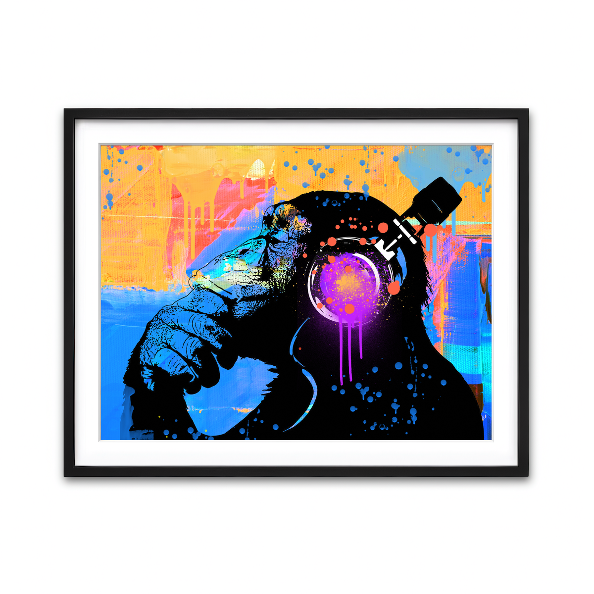 Framed Print 4x3 Black