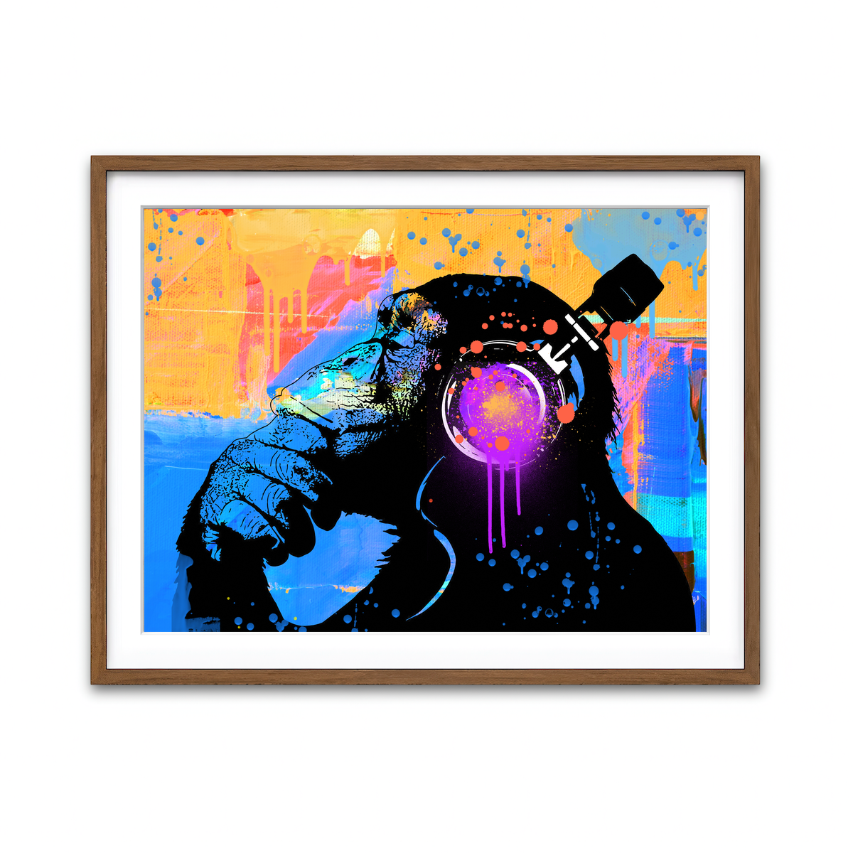 Framed Print 4x3 Walnut