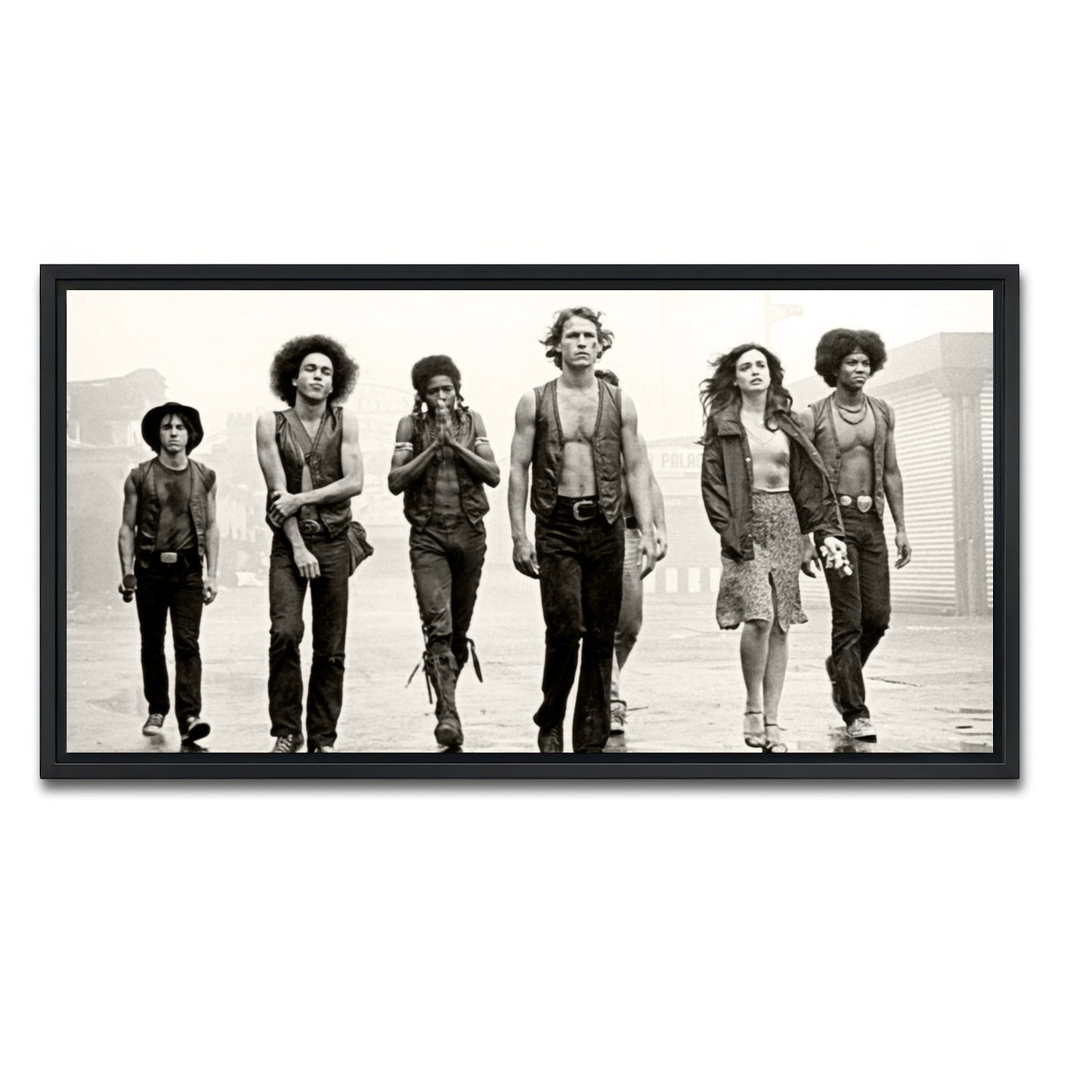 AUTO-MOCKUP WHITE | the warriors | 1 Piece | Black Framed Canvas | group=2x1