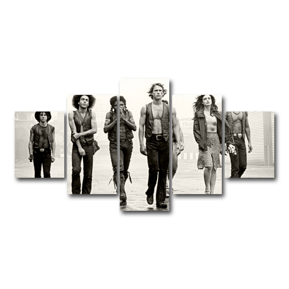 AUTO-MOCKUP WHITE | the warriors | 5 Piece | Gallery Wrap Canvas | group=5_short
