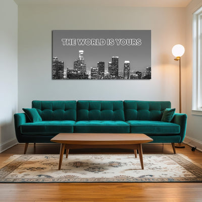 AUTO-MOCKUP ROOM | the world is yours
