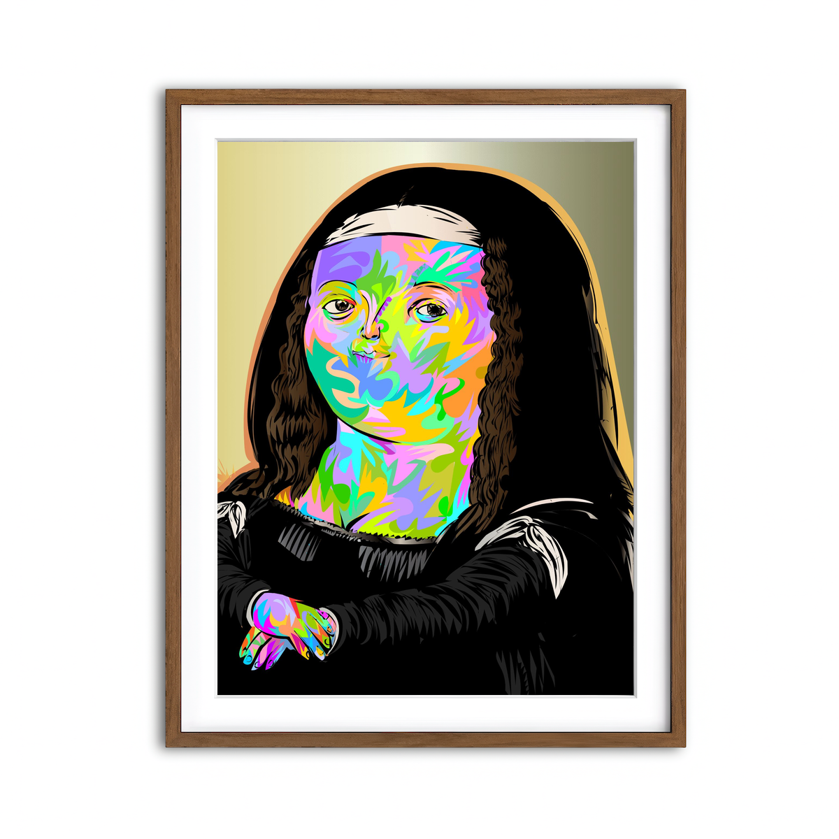 Framed Print 3x4 Walnut