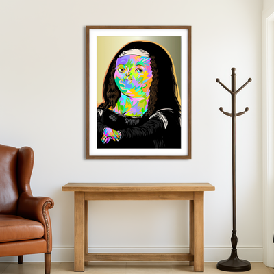 AUTO-MOCKUP ROOM | Thick Monalisa Wall Art