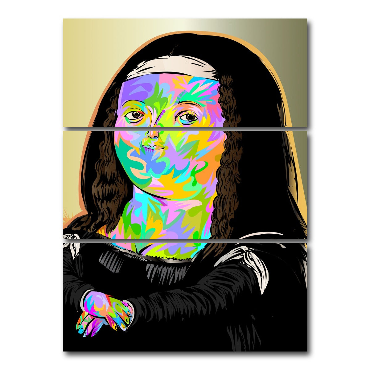 AUTO-MOCKUP WHITE | thick monalisa | 3 Piece | Gallery Wrap Canvas | group=8x18_stacked