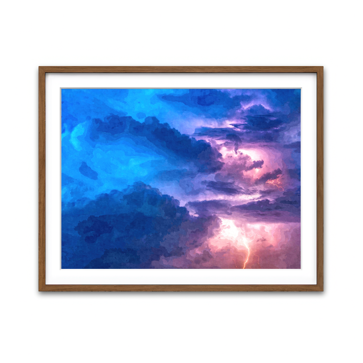 Framed Print 4x3 Walnut