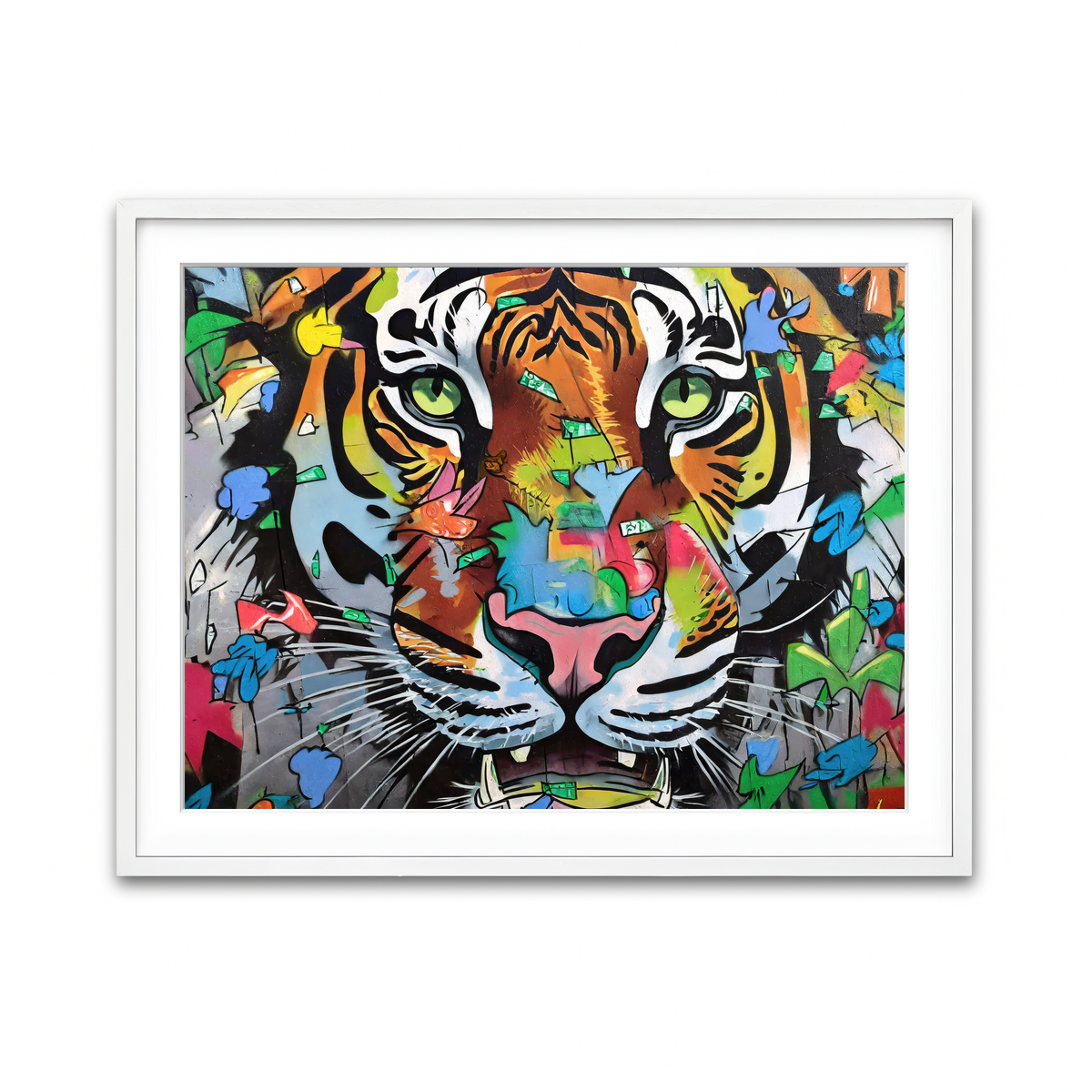Framed Print 4x3 White