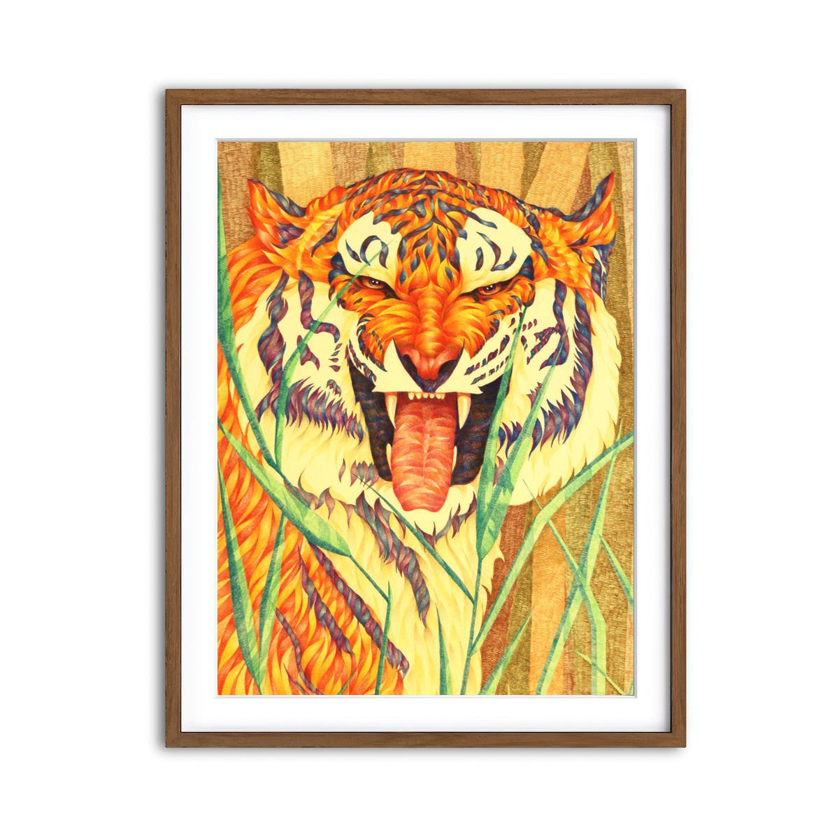 Framed Print 3x4 Walnut